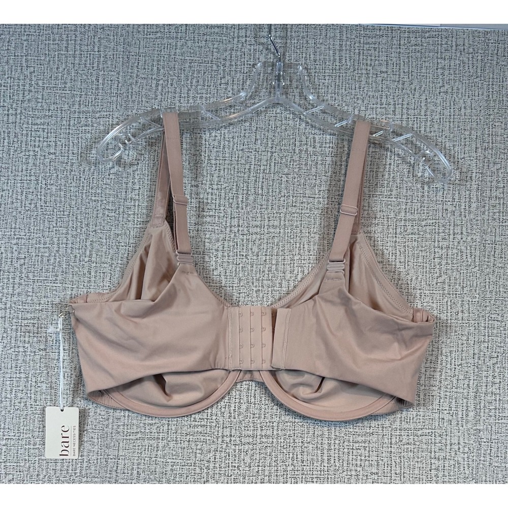 Bare Necessities Bare Minimizer Bra Hazel A10165 42DDD Nude Unlined Underwire - Picture 3 of 4